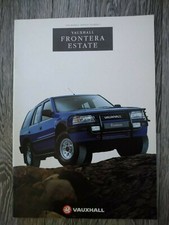 VAUXHALL FRONTERA Estate 2.4 petrol 2.3 TD Diesel UK Brochure June 1994