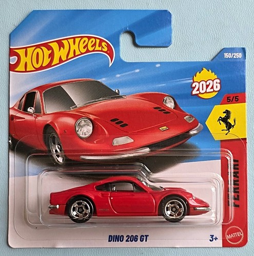 Hot wheels ferrari - dino, 206