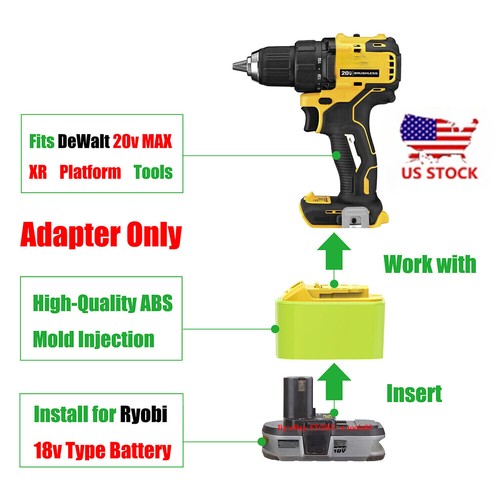 Adapter for dewalt - 1x,