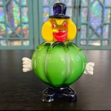 Murano Hand Blown Glass Clown