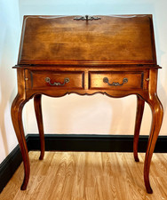Vintage Ethan Allen French Provincial Secretary Desk Writing Bureau Wood