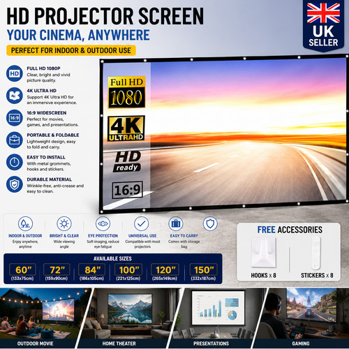 150 projector screen - screen, hd