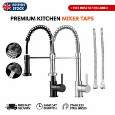 Black Kitchen Sink Mixer Tap