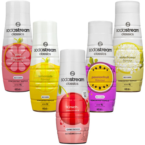 New sodastream syrup - new,