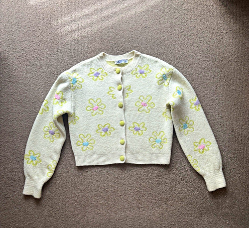 Zara cream pastel floral - zara,