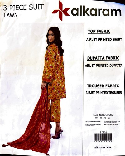 Karam piece unstitched - al,