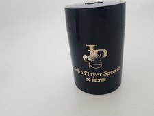 Vintage John Player Special 50 Cigarette Box Plastic Black Cylinder