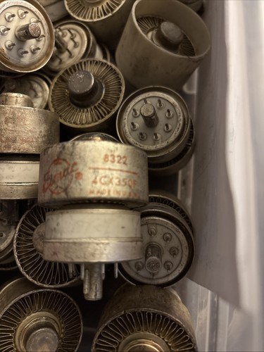 Lot vtg eimac 4cx250r - of, 30+
