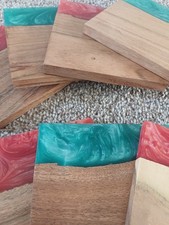 Epoxy Resin & Wood Coasters