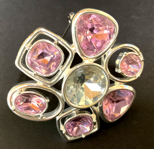 Swarovski crystal brooch - swarovski,