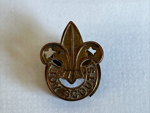 Old vintage boy scouts brass - vintage,
