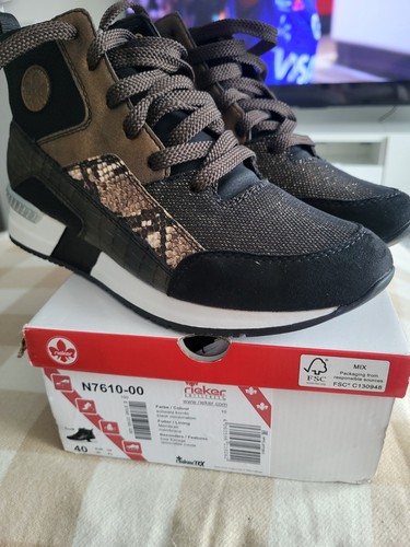 Rieker ladies black - ladies, trainers