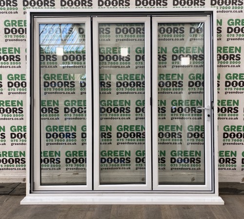 White upvc bifolding - upvc,