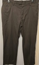 Mens Dark Brown Pin Striped