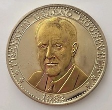 1982 Franklin Delano Roosevelt Series-P Double Eagle Commemorative with COA