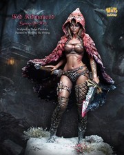Red Riding Hood- Nuts Planet 1:24 scale 75mm resin model unassembled & unpainted