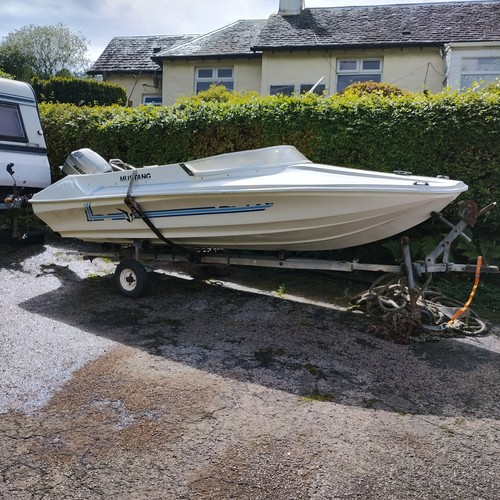 Speedboat and outboard engine - speedboat,