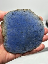 Dumortierite slab Cabbing