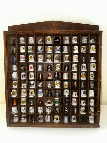 Vintage lot 100 thimbles - vintage,