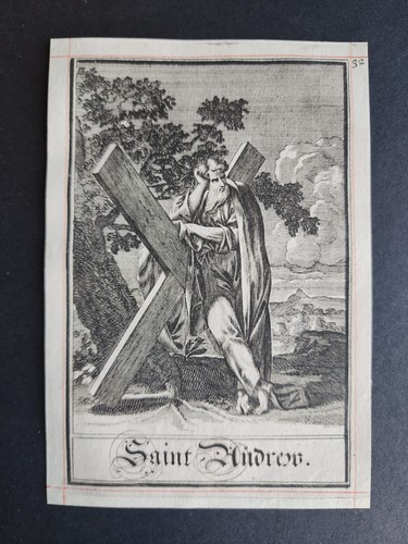 Antique 1710 bible print - 1710,
