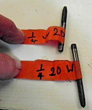 1/4" x whitworth   )  taper   Tap,  20 THREADS PER INCH one tap
