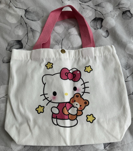 Hello kitty canvas tote bag - canvas,