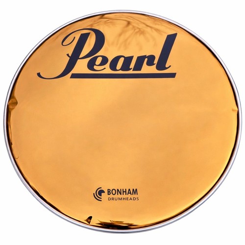 Gold mirror bass drum - mirror, head