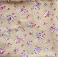 Needle Cord Fabric 100% Cotton Babycord  Corduroy 21 Wale - Floral design