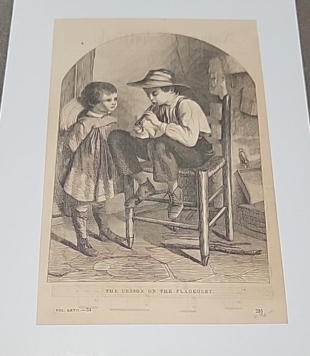 Vintage emphemera the lesson - "the,