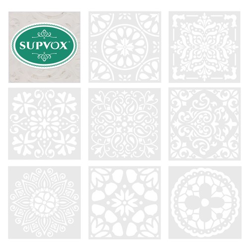 Large pattern stencils - large,