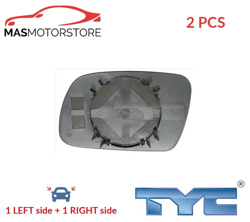 Rear view mirror glass - rear, pair