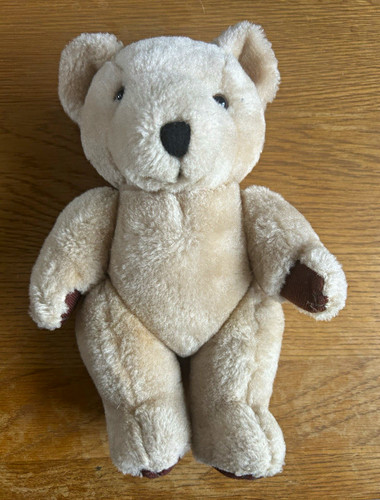 Beige brown plush teddy - brown,