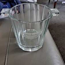 Moet & Chandon Petite Liquorelle Glass Ice Bucket/Wine Cooler 5x5" 