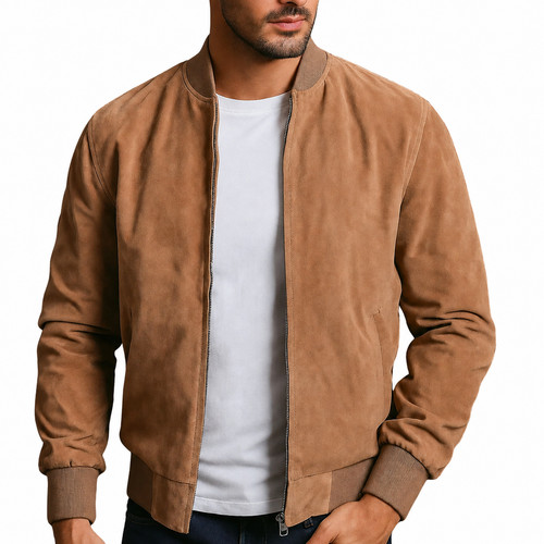 Men brown suede - men's,
