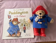 Paddington Bear Soft Toy , With Rubber Wellington Boots . Plus Book