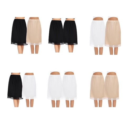 2pcs silk underskirt half - 2pcs,