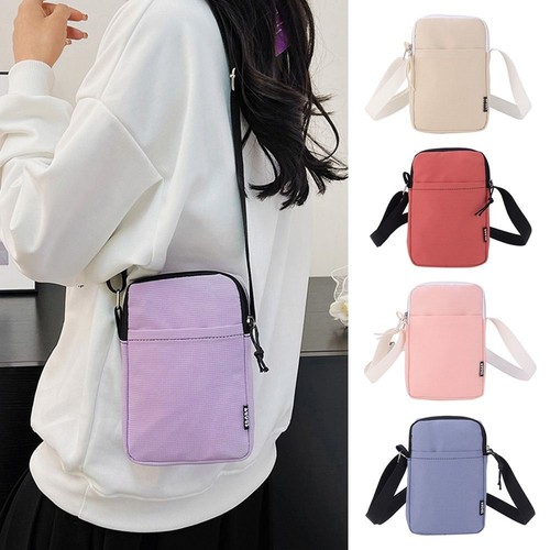 Canvas women crossbody bag - canvas, women's