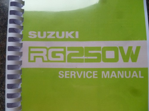 Suzuki 250 service manual - 250,