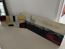 Large Abstract Canvas Painting