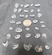34 Swarovski Heart Crystal