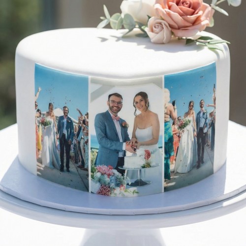 Edible personalised cake - personalised,