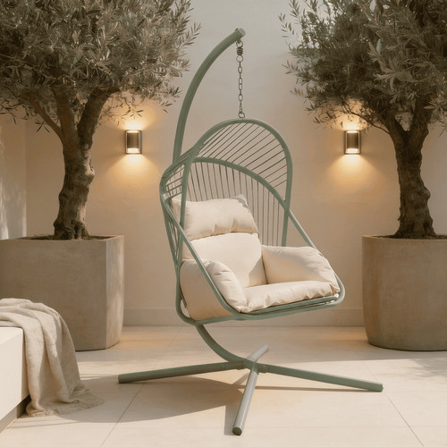 Capri hanging egg chair - egg,