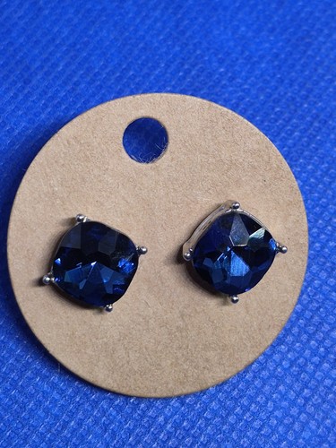 Elegant blue stud earrings - elegant,