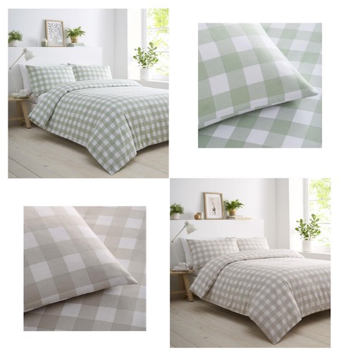 Gingham duvet cover - cover, bed