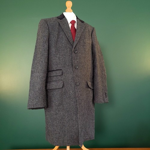 Marks spencer tweed overcoat - &,