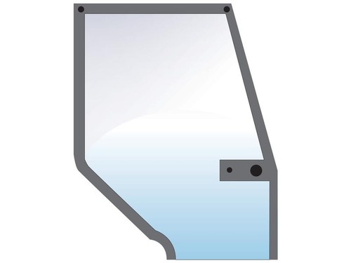 Sparex right door glass for