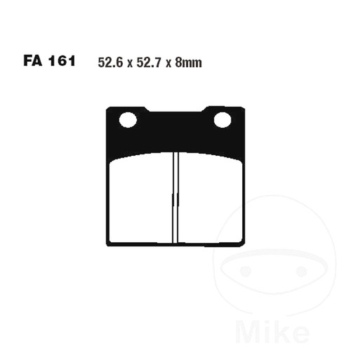 Brake pad rear fits kawasaki - brake,