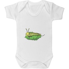 'Caterpillar Eating A Leaf'