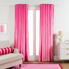 Piped Edge Velvet Curtains