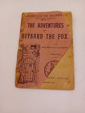 Reynard the Fox  Rare c. 1855 Illustrated Paperback Book
